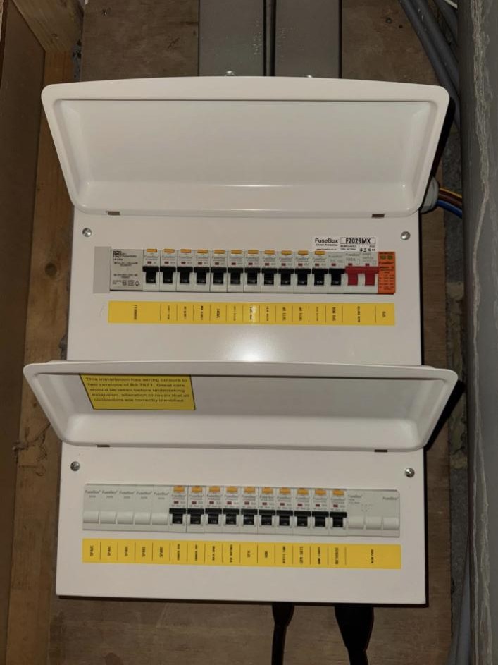 Consumer unit replacement by Excel Electrical